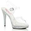 Fabulicious - GLORY508DM Sandale à bride à la cheville - Transparent/Couleur argent Product image